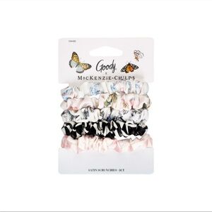 MK WETBRUSH Satin Scrunchies - Floral and Monochrome Set